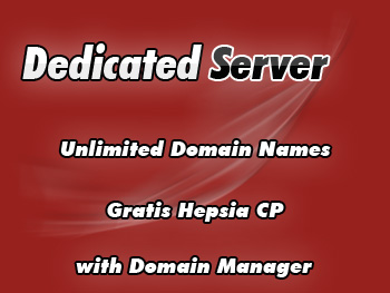 Half-priced dedicated hosting service